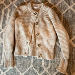 Zara button down sweater